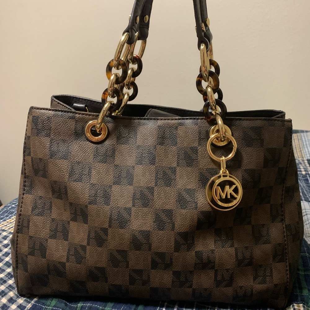 Michael Kors checker purse